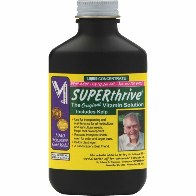 SUPERthrive Liquid Plant Vitamins Minerals & Growth Hormone – 4oz Small Bottle