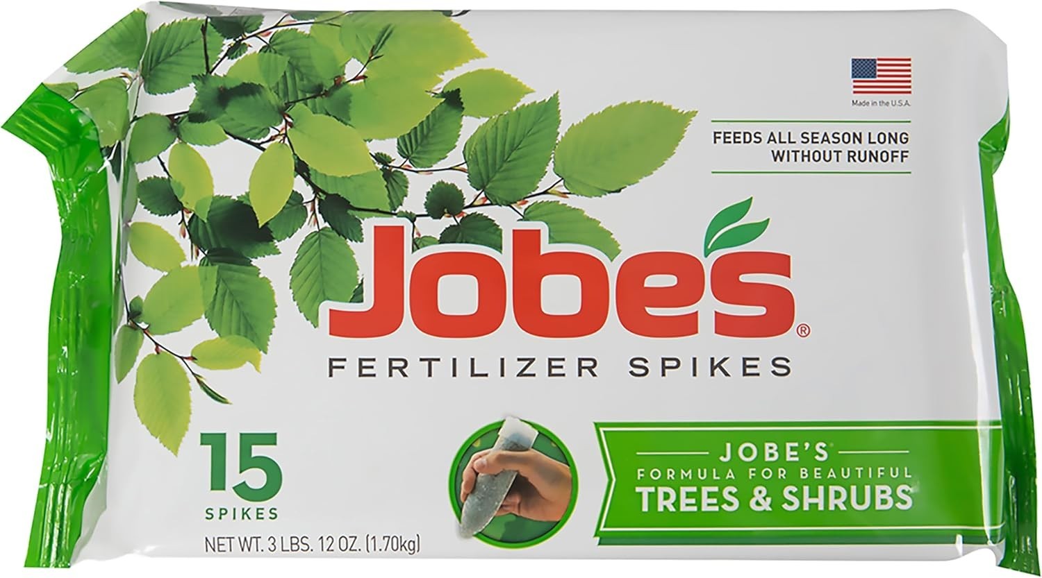 15 Count Slow Release Fertilizer Spikes for Vibrant Acid-Loving Shrubs