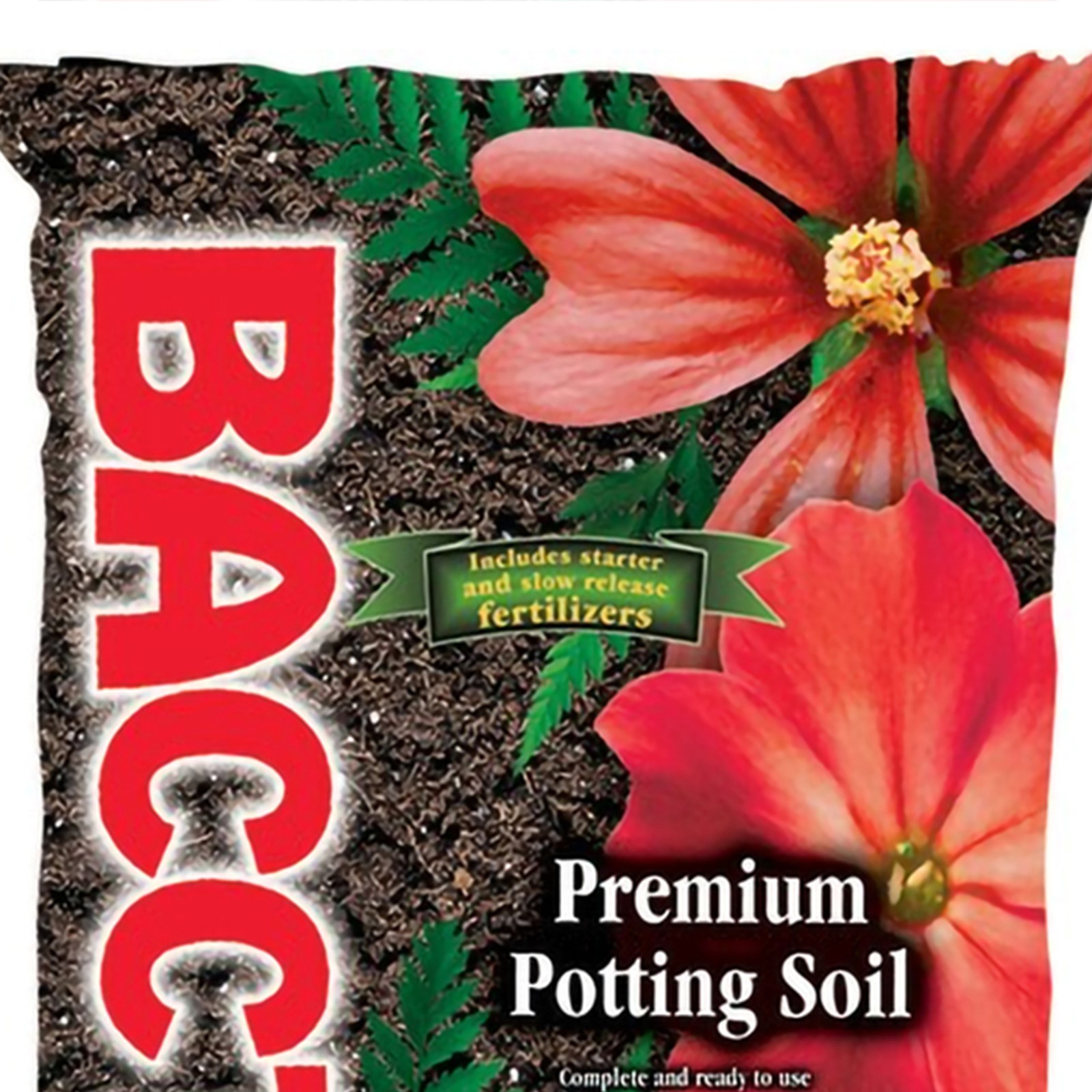 Michigan Peat Baccto All Purpose Premium Potting Soil with Perlite, 25 Pounds