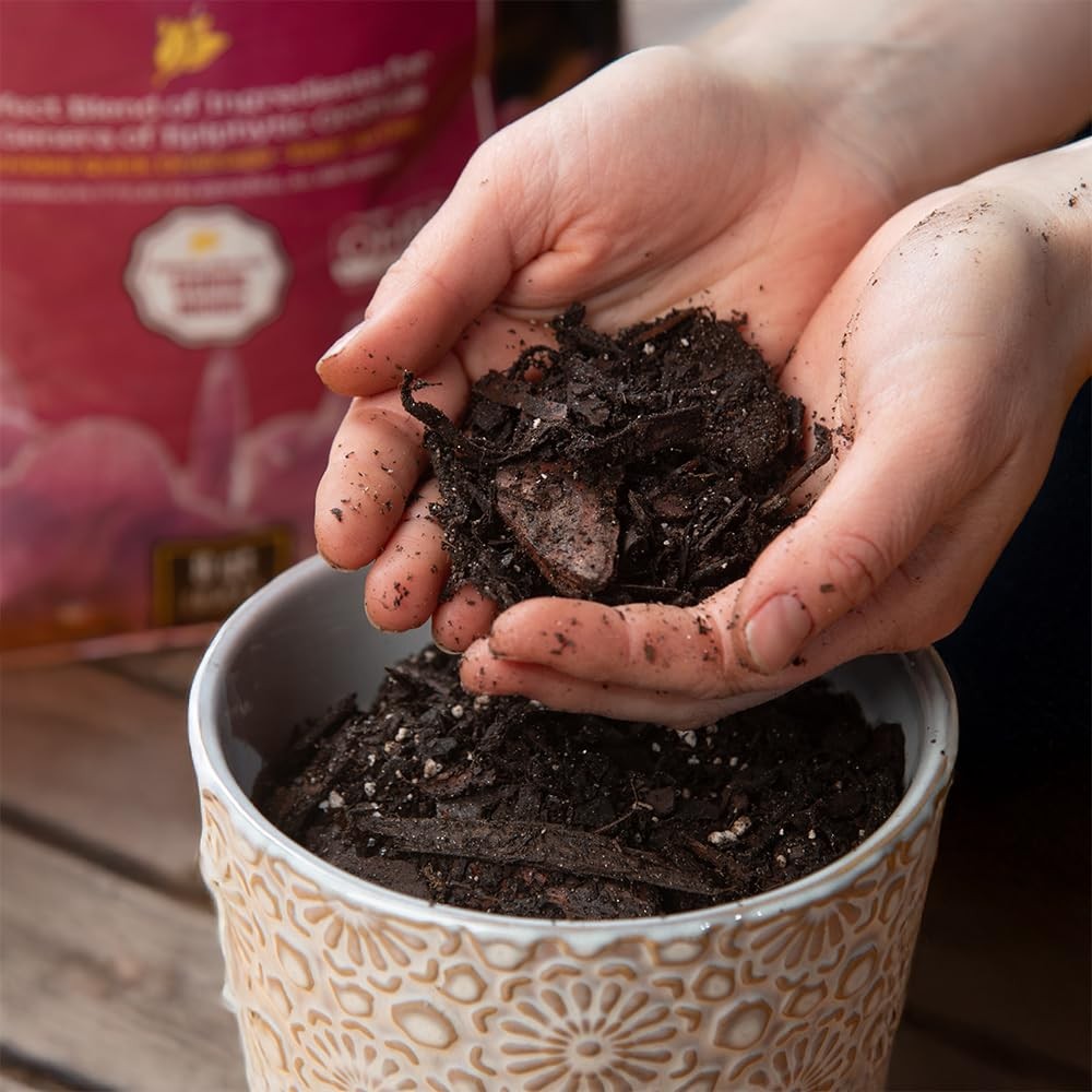 Black Gold Orchid Mix – Premium Orchid Potting Mix for Healthy Roots – 8 qt -…
