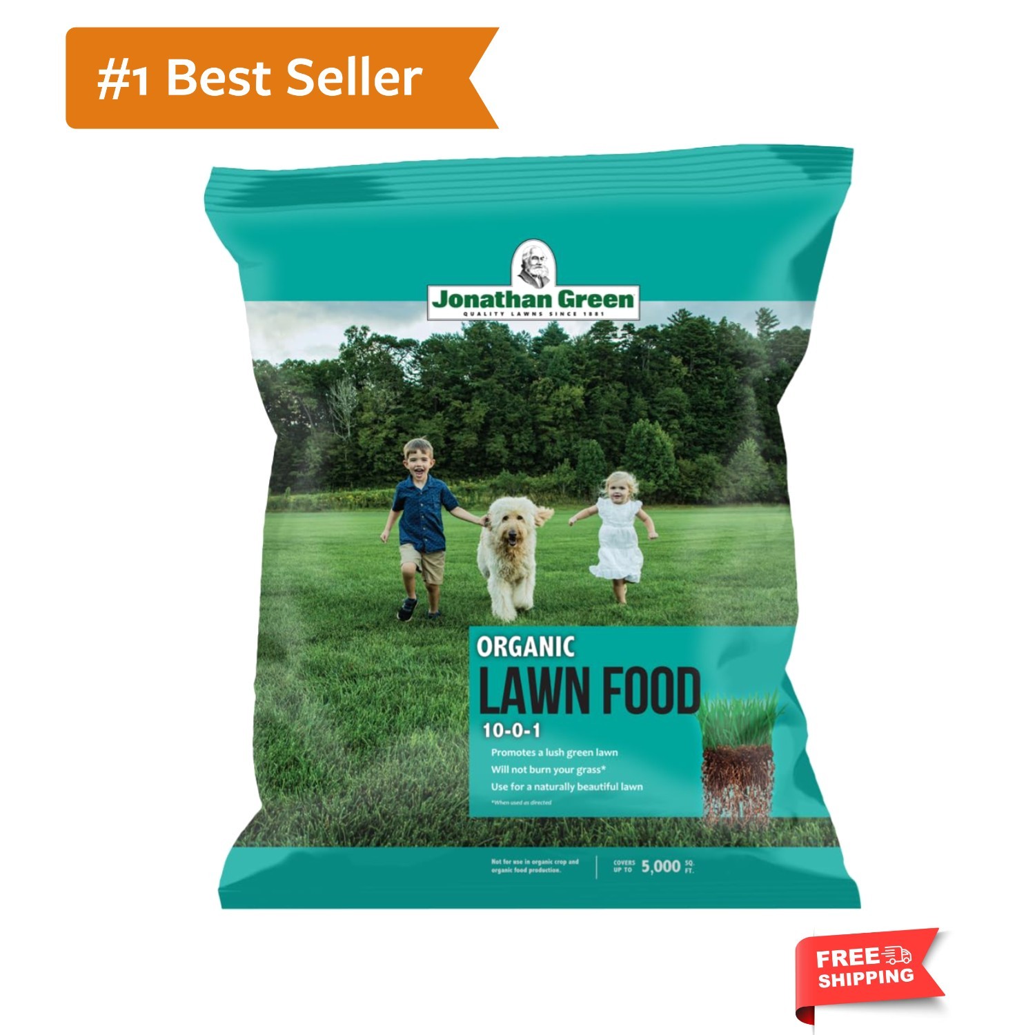 Organic Organic 8-0-1 Lawn Food for All Grass Types 20 lb. 5000 sq. ft.