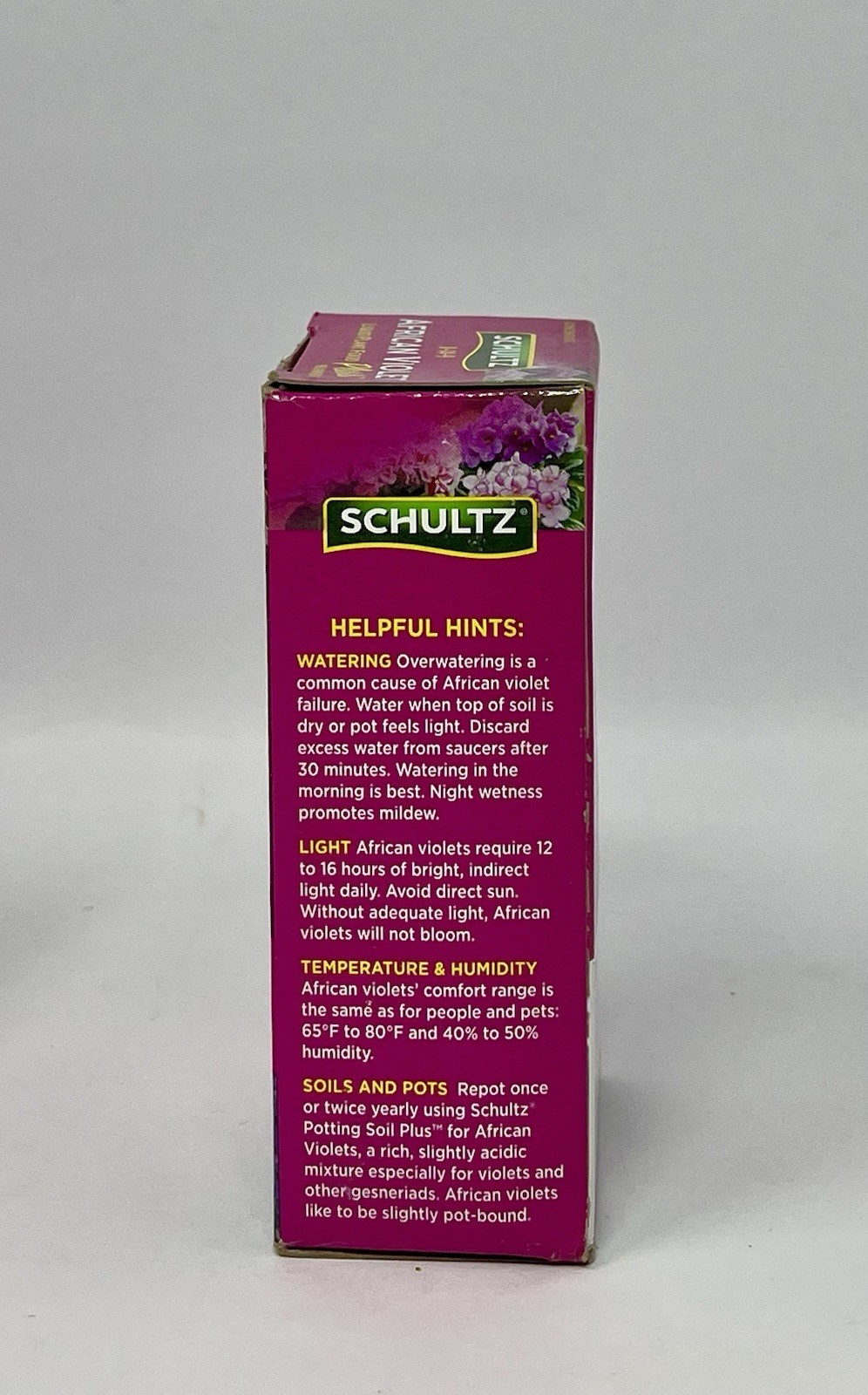 3 Pack Schultz African Violet Liquid Plant Food 8-14-9 Fertilizer 4oz Drops
