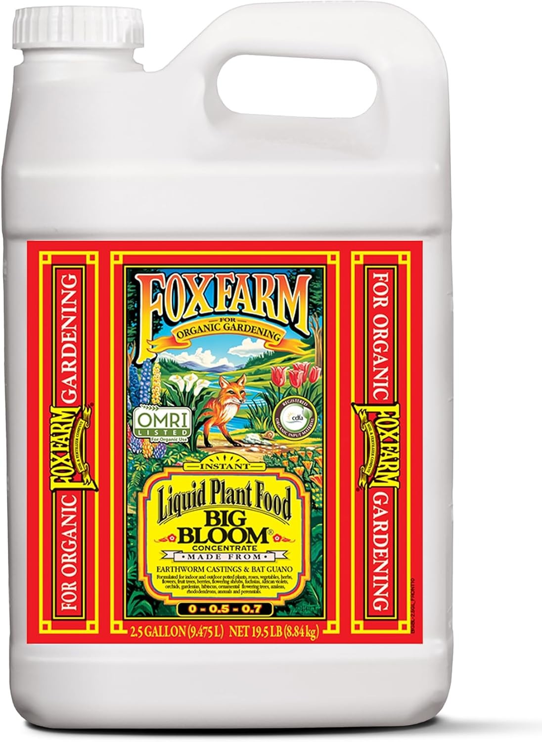 Fox Farm Big Bloom Liquid Plant Food Organic Bloom Fertilizer Flowering &