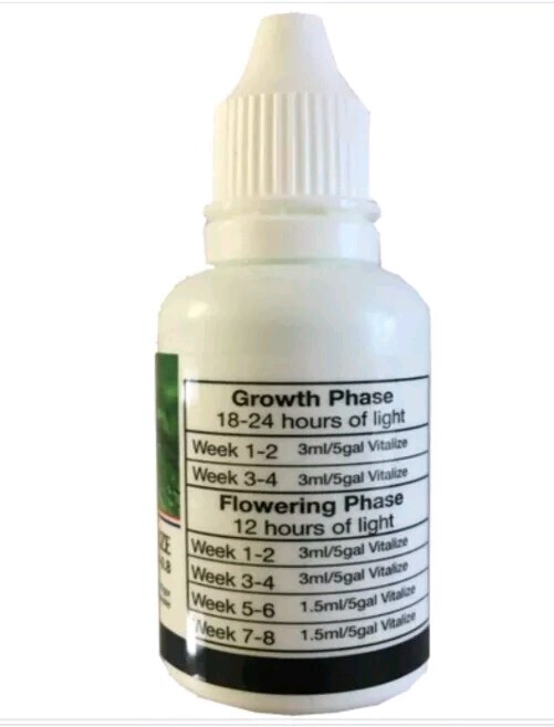 2 Mills Nutrients Vitalize 0-0-0.8 Plant Vigor Promoter Silica Foliar Spray 60ML