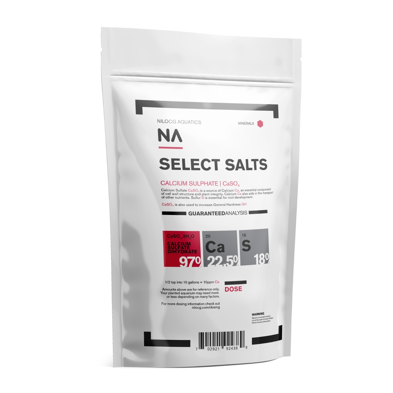 Calcium Sulfate (Gypsum) – High Purity CaSO₄·2H₂O – Soil & Garden Amendment
