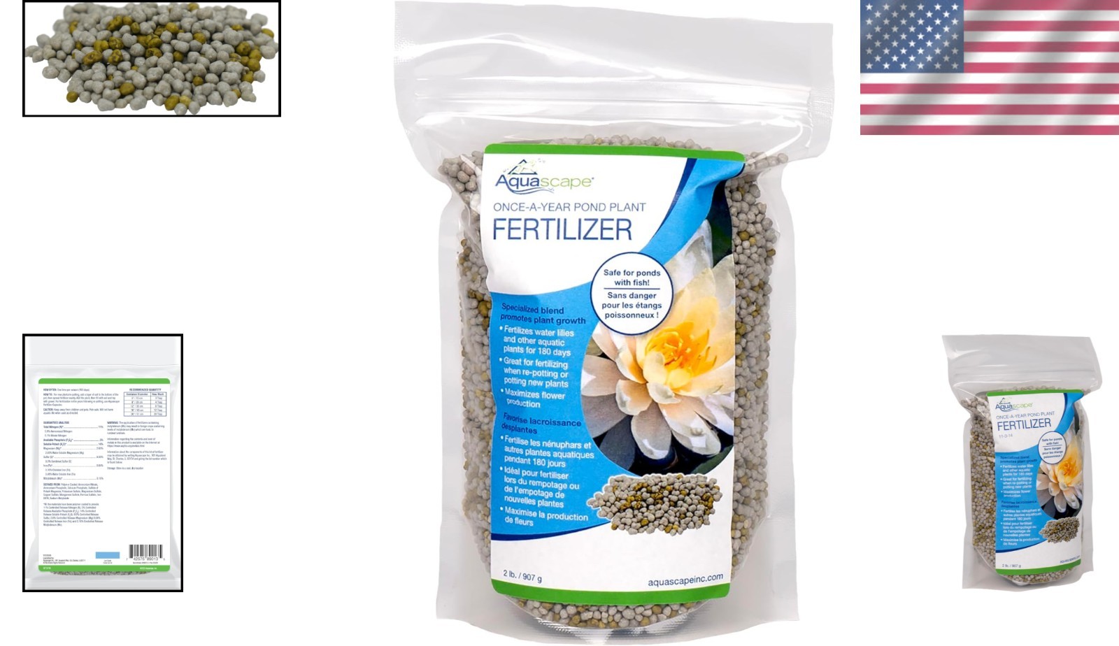 Effortless 2 lb Pond Plant Fertilizer with High Potassium for Spectacular Blooms