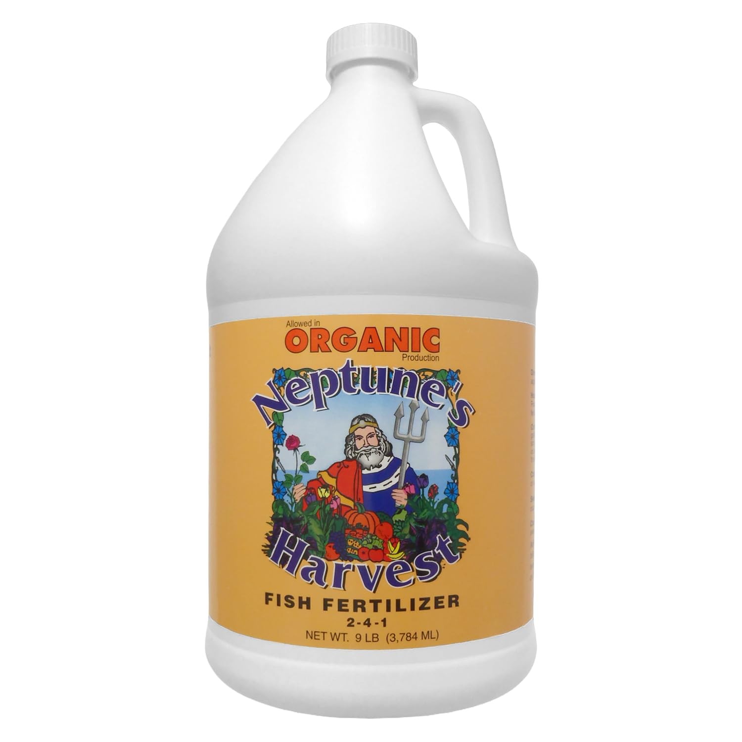 Neptune’s Harvest Fish Fertilizer (2-4-1) – Organic Liquid Plant Fertilizer -…