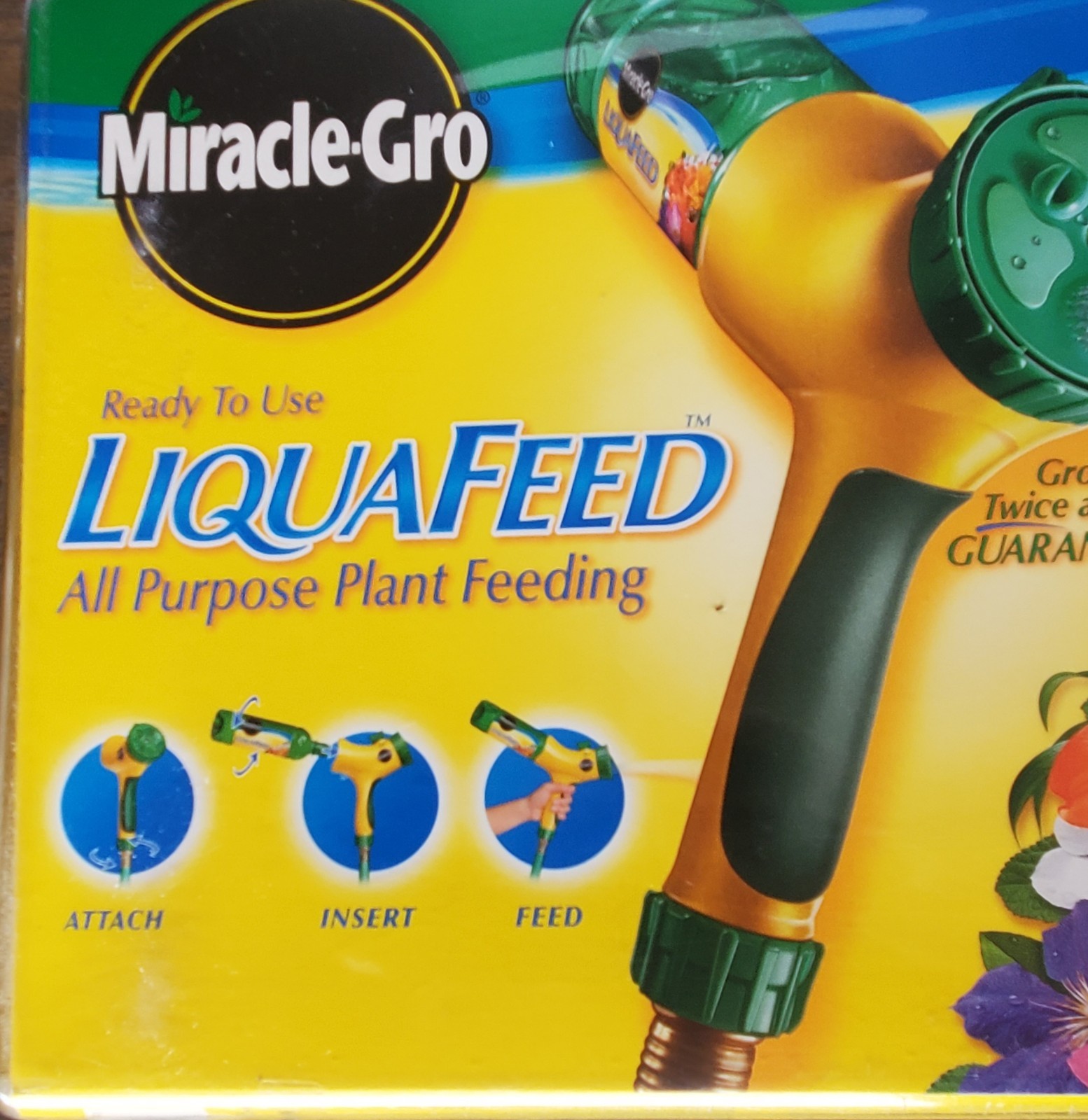 Miracle-gro Liquafeed Special Pack Feeds Grows Plants 5 Refill Starter Kit