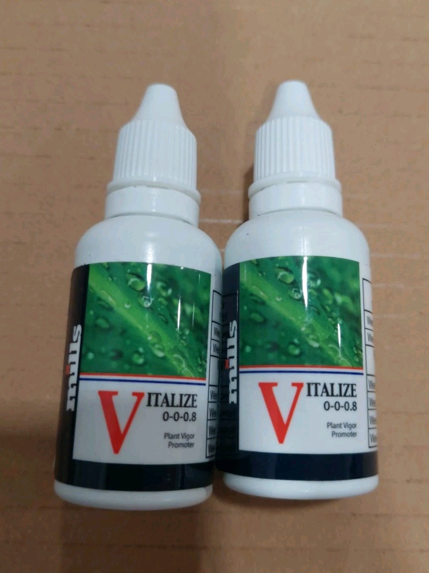 2 Mills Nutrients Vitalize 0-0-0.8 Plant Vigor Promoter Silica Foliar Spray 60ML