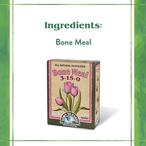 Bone Meal Organic Fertilizer 3-15-0 5 Lb High Phosphorus Calcium For Bulbs
