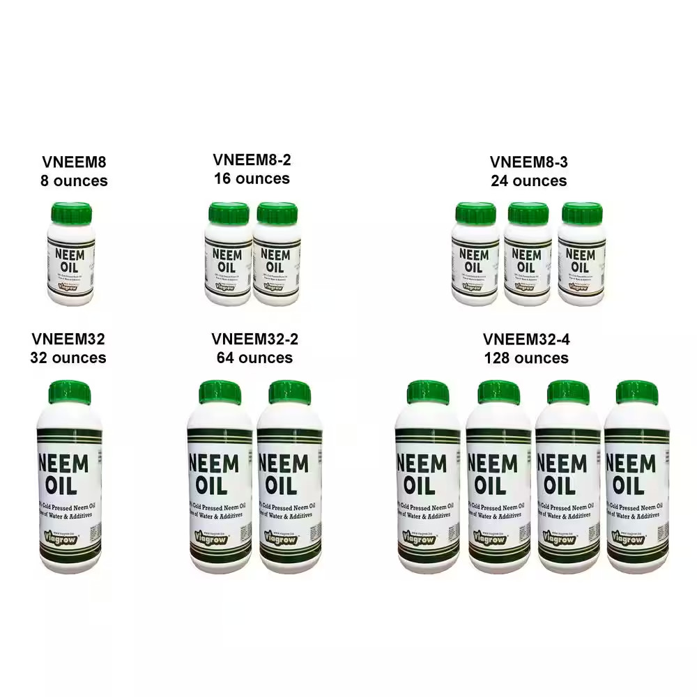 16 Oz. Cold Pressed Neem Oil Seed Extract (Makes 24 Gal.)