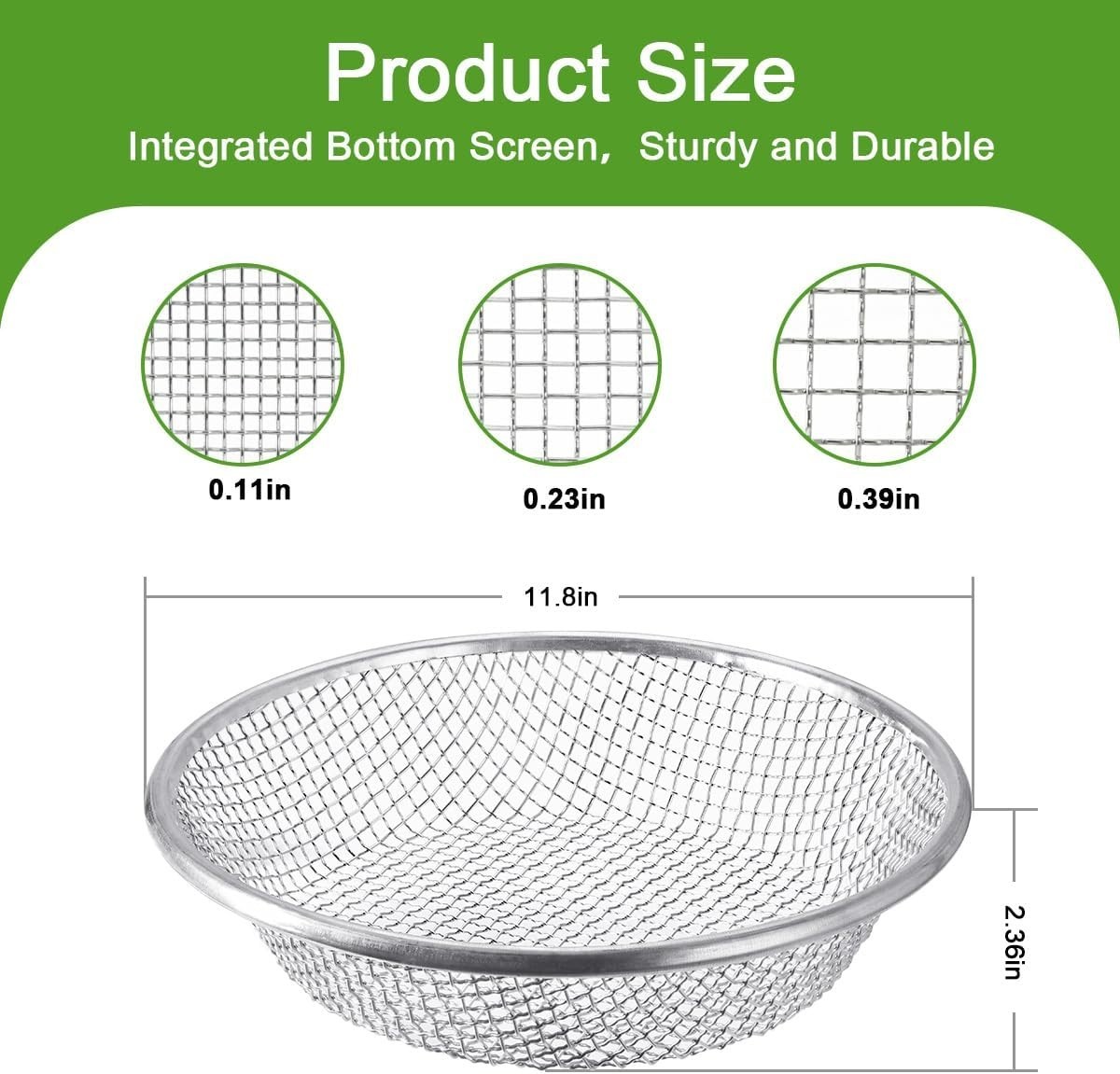 Soil Sifter Galvanized Screen, Soil Sieve for Compost Dirt Sand Rock, Rust-Re…