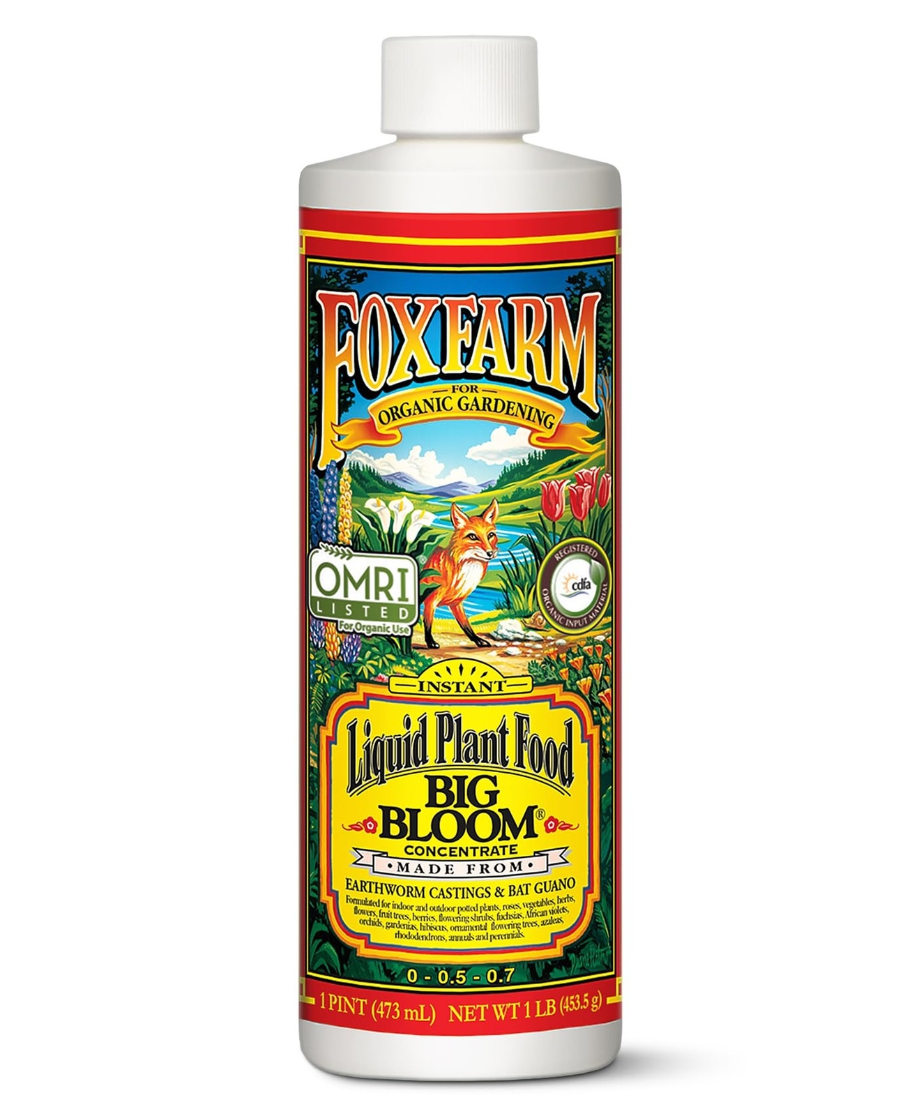 FoxFarm – Big Bloom Plant Food, Liquid Fertilizer Concentrate for Flowers, Fr…