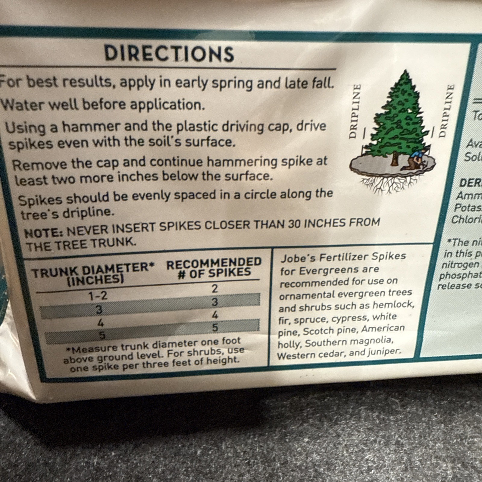 Jobe’s Easy To Use Fertilizer Spikes Formula For Lush Evergreens 5 pack