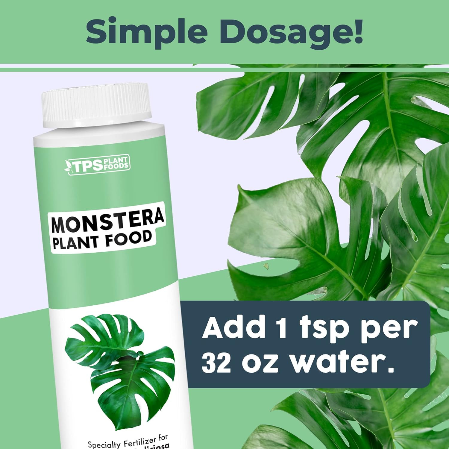 TPS Nutrients Monstera Plant Food for Monsteras Tropical Plant Liquid Fertilizer