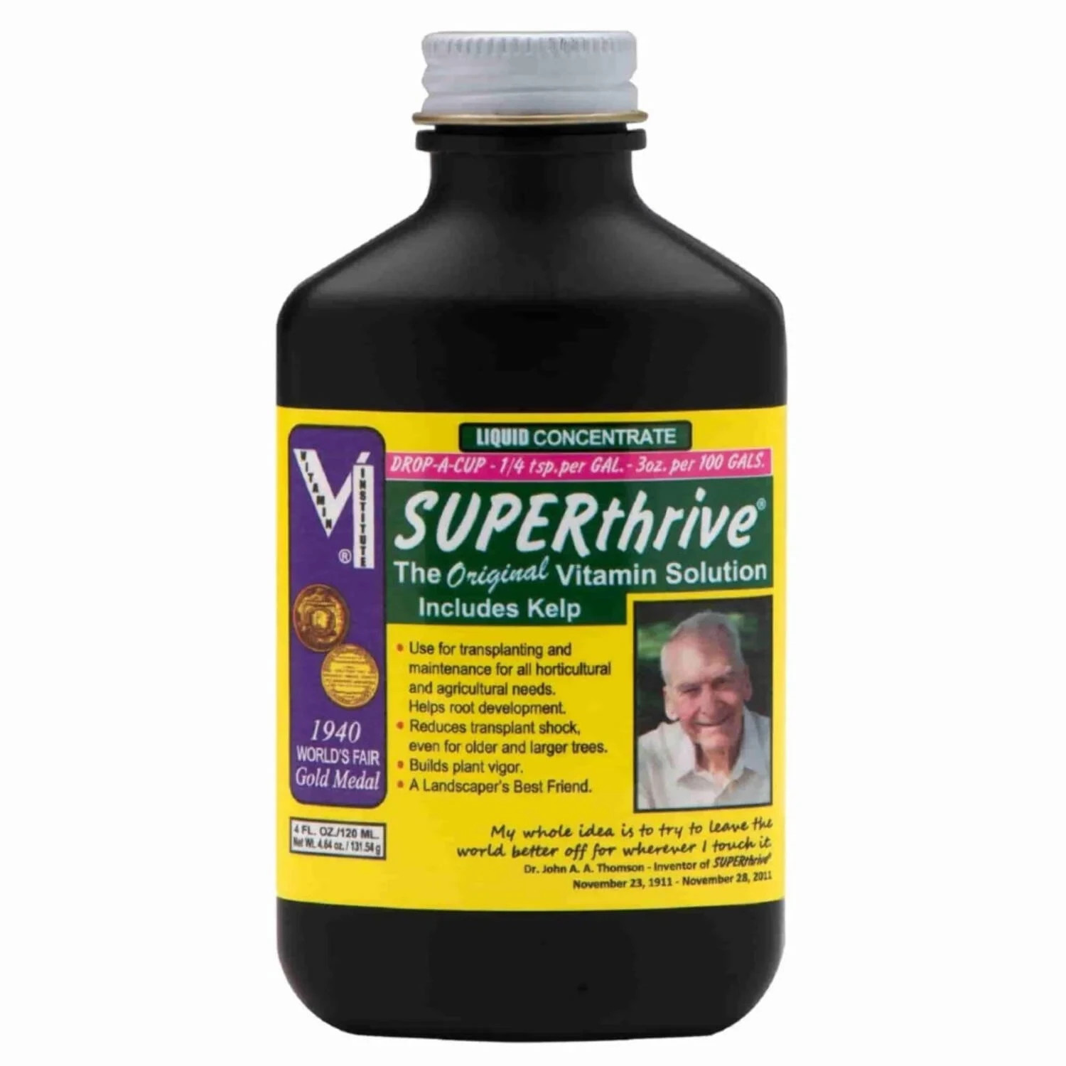 Superthrive Liquid Plant Fertilizer – 4oz. The Original Vitamin Solution