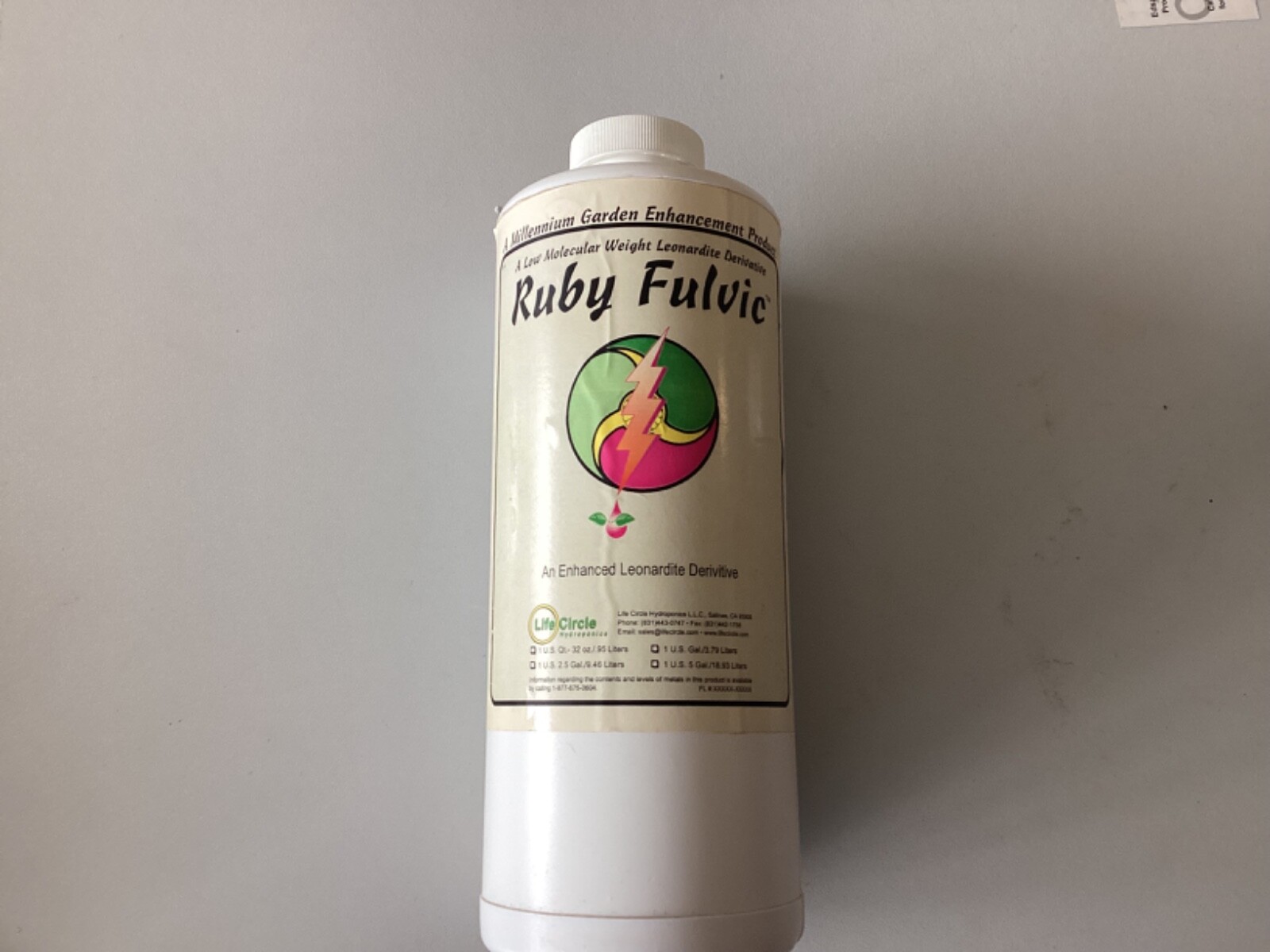 New Millenium Ruby Fulvic/1 Quart/Liquid Fulvic Acid