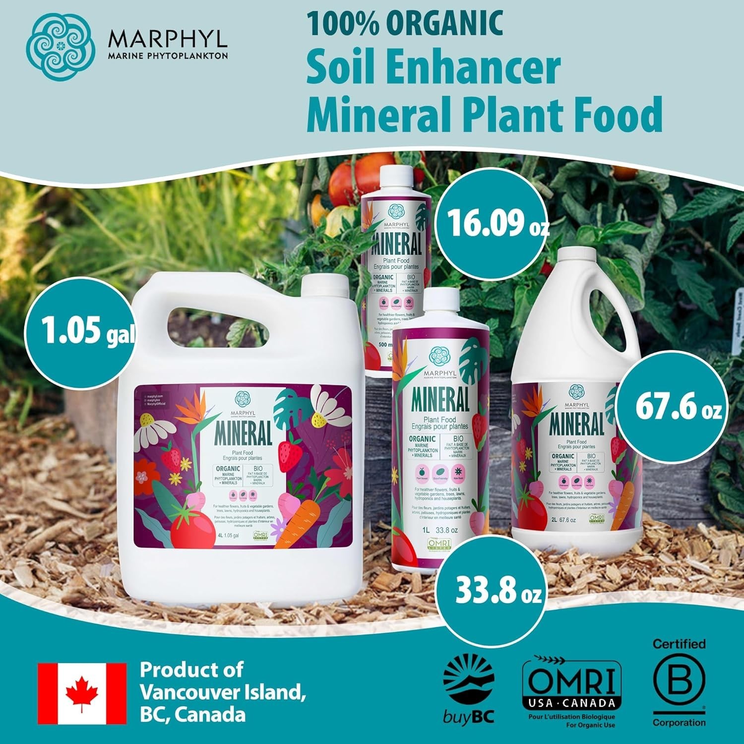 Organic Minerals Liquid Fertilizer – Plant Growth Booster