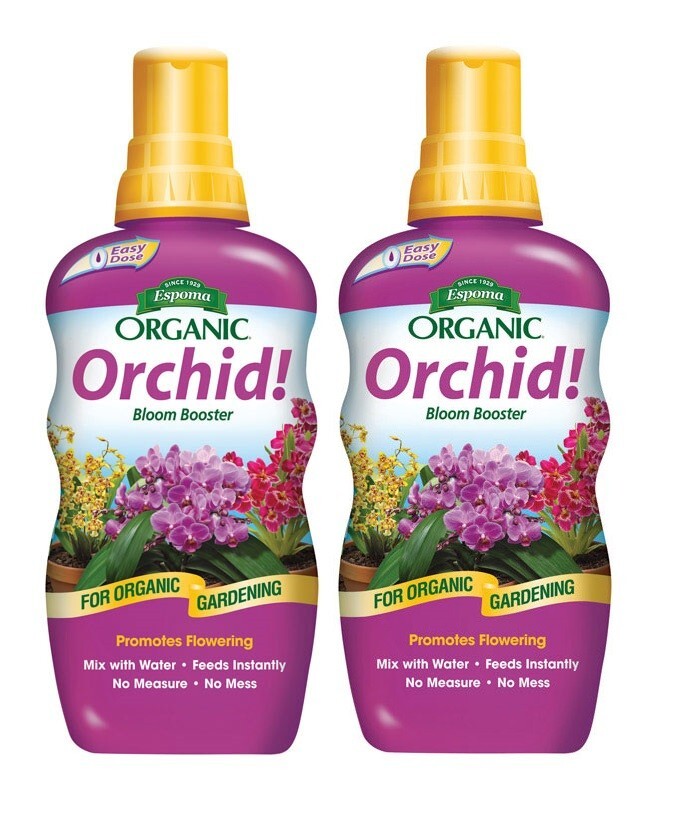 2 ~ Espoma Organic Orchid Bloom Booster Mix with Water Feeds Instantly 8 oz