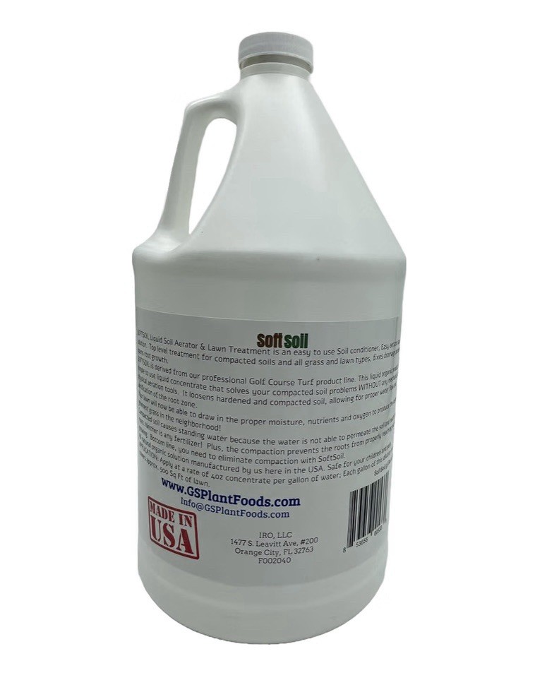 Soft Soil Liquid Soil Aerator & Lawn Treatment by GS Plant Foods – 1 Gallon