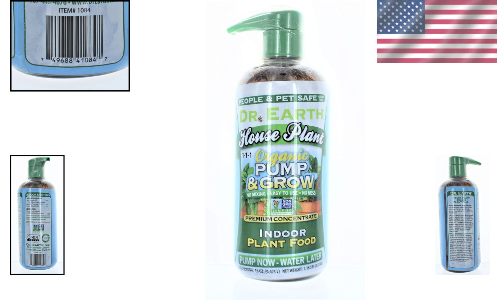 Sustainable 16 oz Organic Plant Fertilizer with Easy-Pump for Effortless Growth