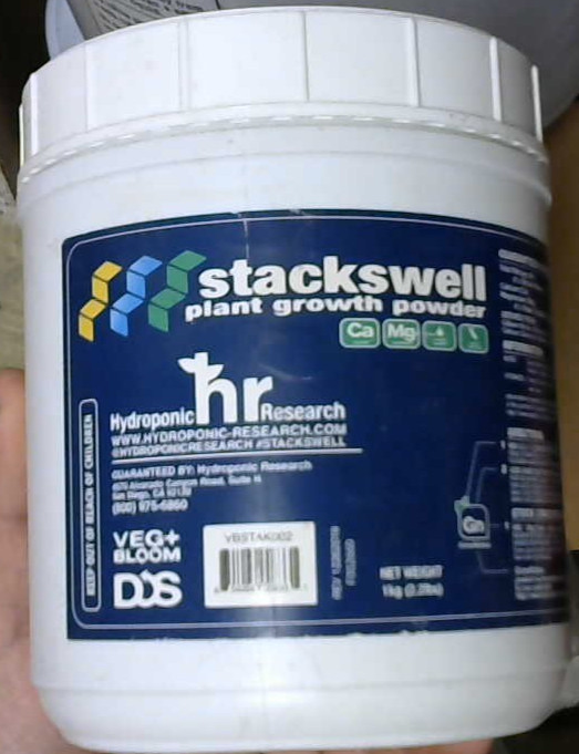 Stackswell Plant Growth Powder | Cation Exchange Enhancer – 2.2 lb Hydroponic