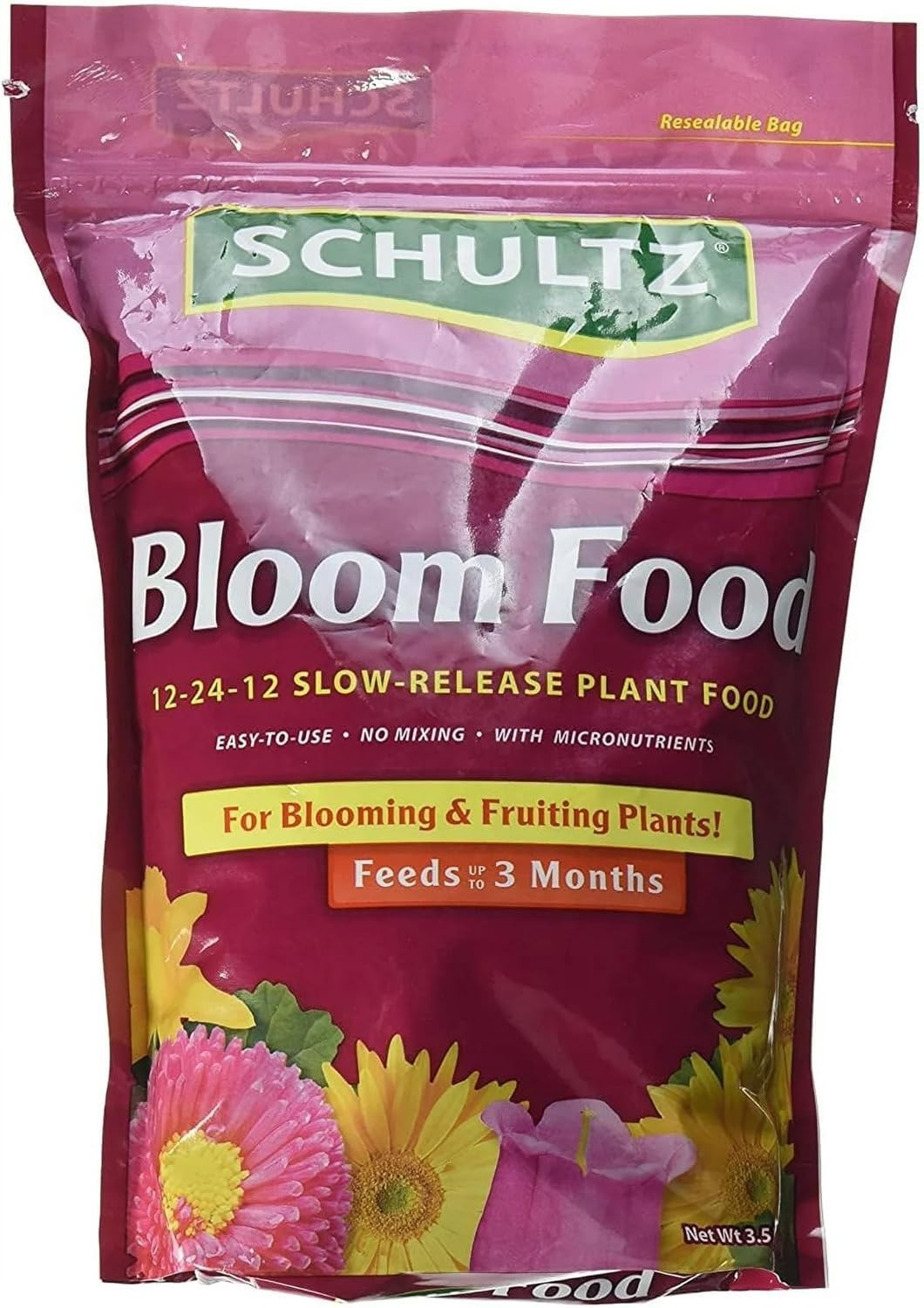 Slow-Release Bloom Fertilizer 56 Oz – Nurture Healthy Gardens with 12-24-12 Mix