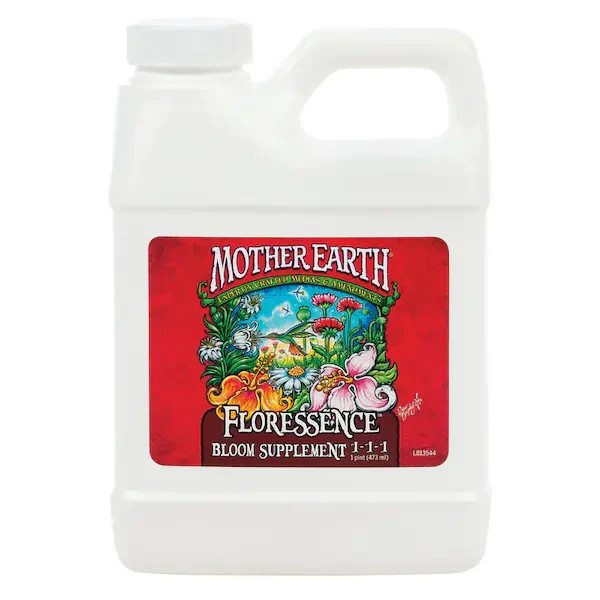 Mother Earth Organic Floressence Bloom Plants Supplement Flowering Fruit 1 PT