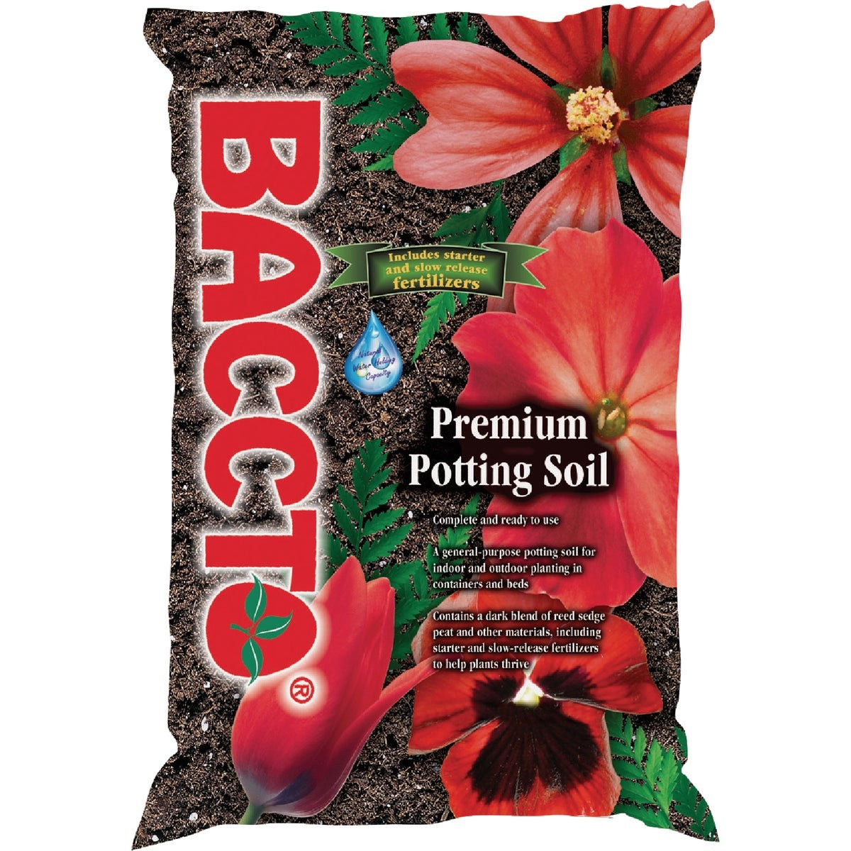 Baccto 25 Lb. Indoor & Outdoor Potting Soil 1225P Baccto 1225P 028009112258