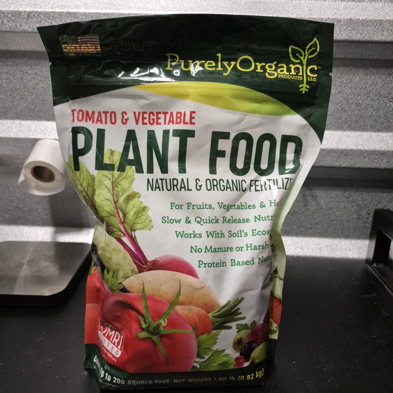 8-4-8 Purely Organic Tomato & Vegetable Plant Food, Natural & Organic Fertilizer