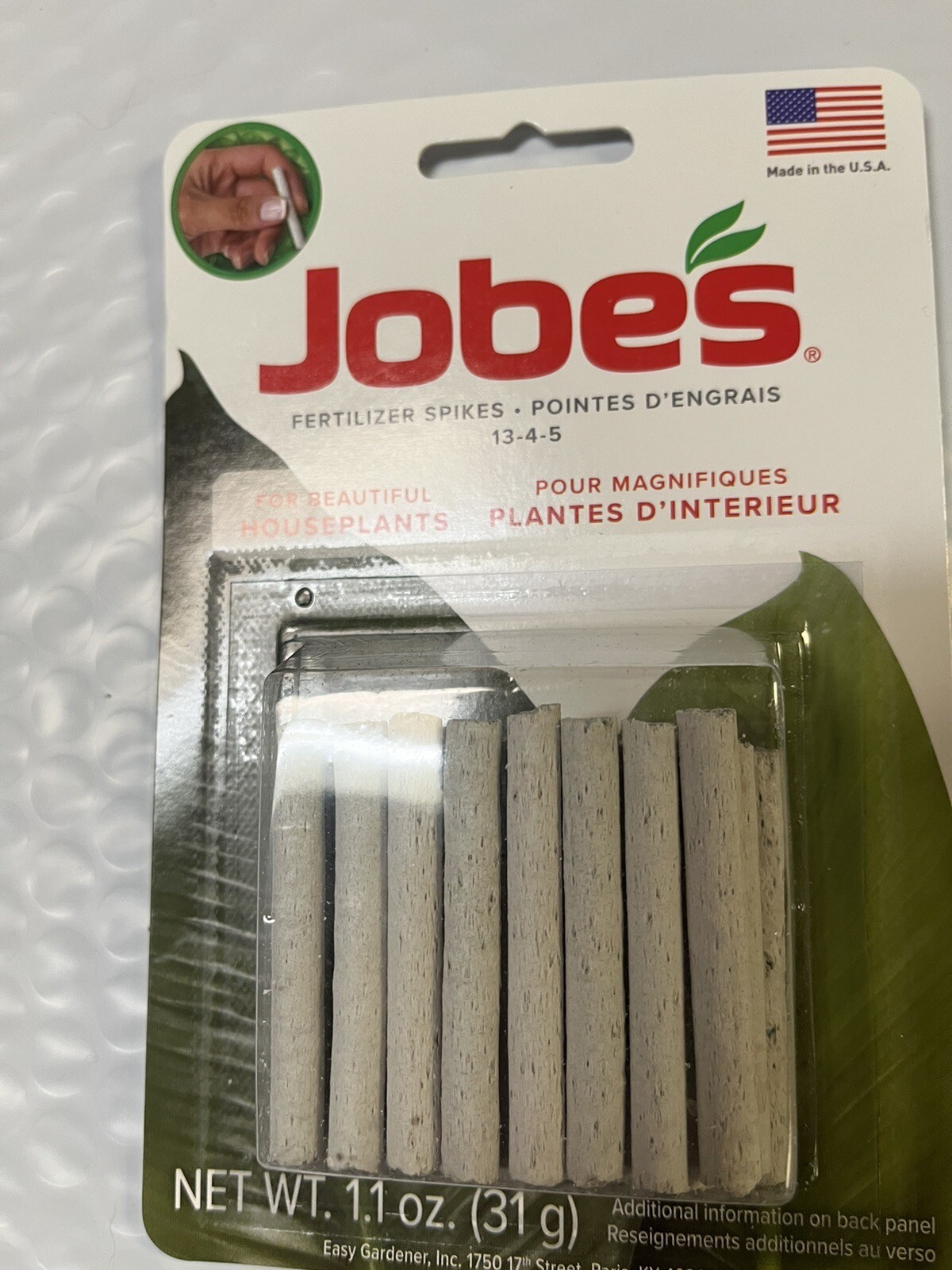Jobes House Plants Fertilizer Spikes Plant Food 26 Ct
