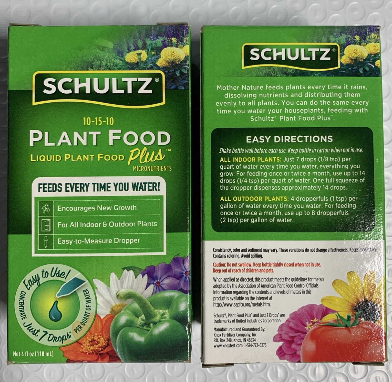 Schultz 4 Oz 10-15-10 Fertilizer Liquid Plant Food Plus Schultz 2 Pack