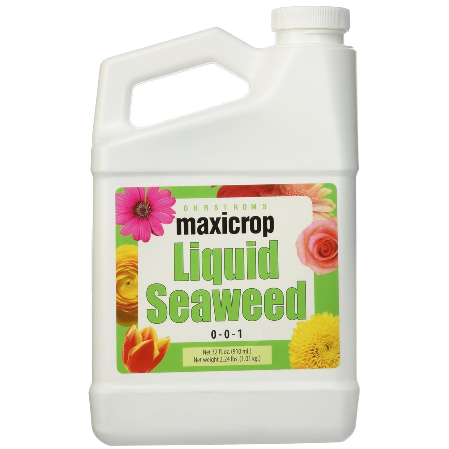 Maxi Crop Liquid Seaweed Fertilizer 32oz – Enzyme Activator