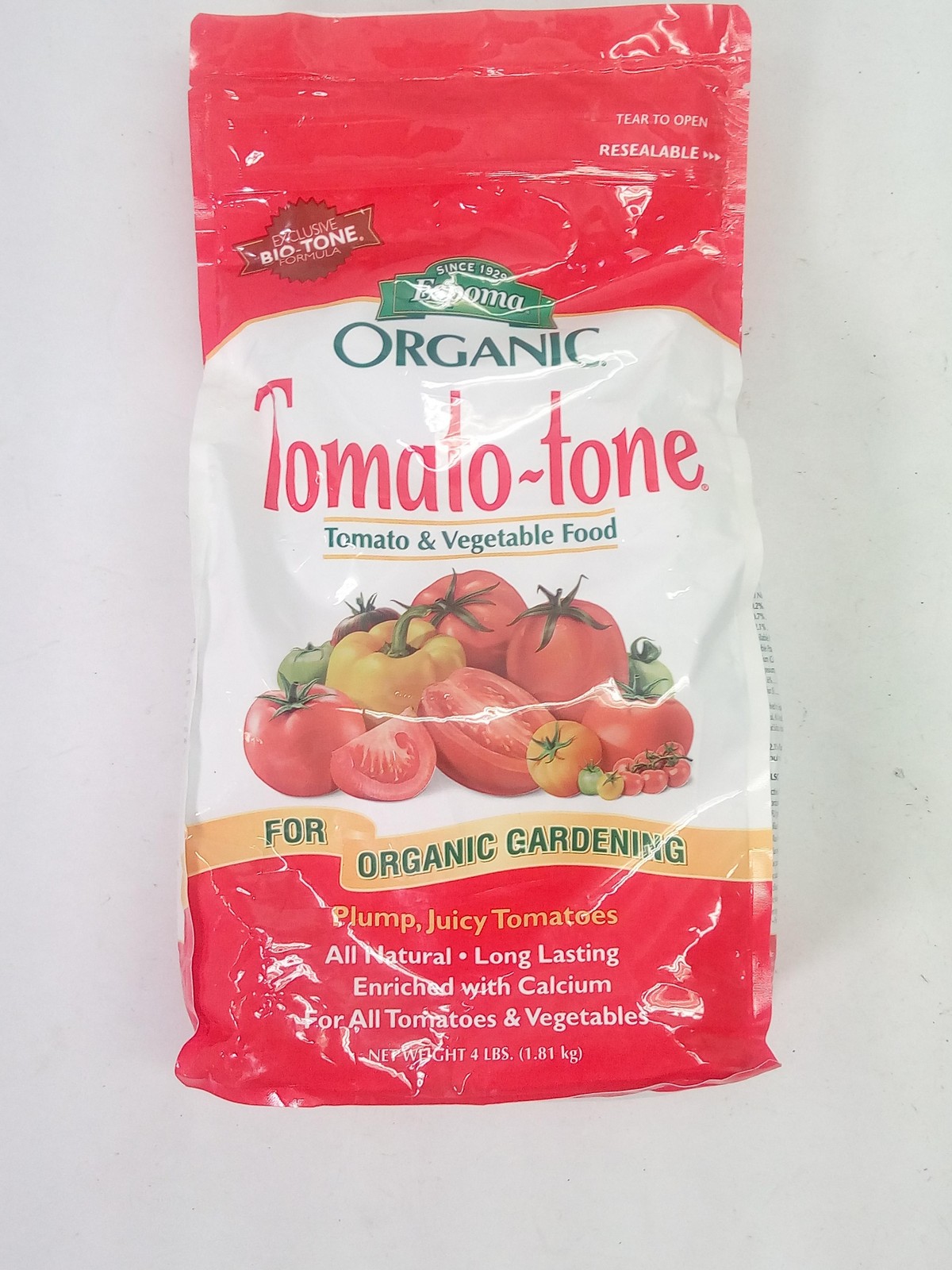 Lot of 2 Espoma Organic Tomato-tone Tomato Vegetable Food 8 lbs Total Calcium