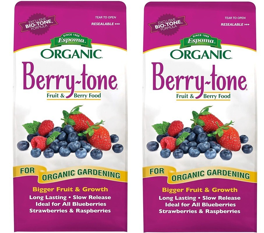 Espoma BR4 Berry-Tone 4 lb 4-3-4 Natural Organic Fertilizer Plant Food -2 Pack