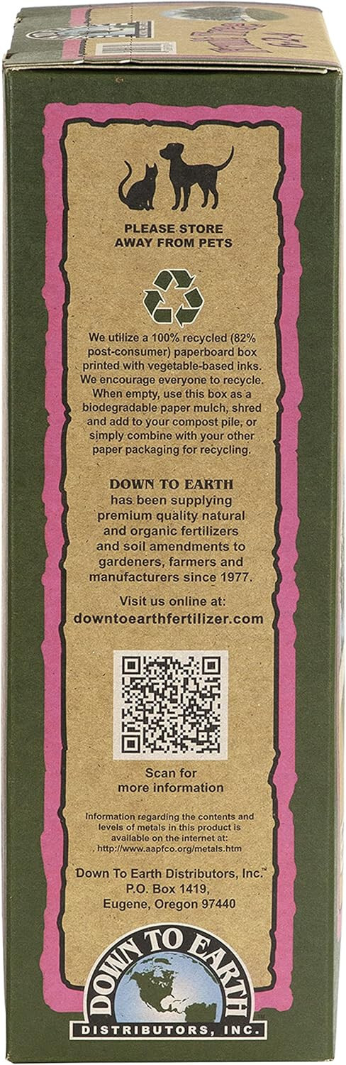 Down to Earth Organic Fruit Tree Fertilizer Mix 6-2-4, 5lb