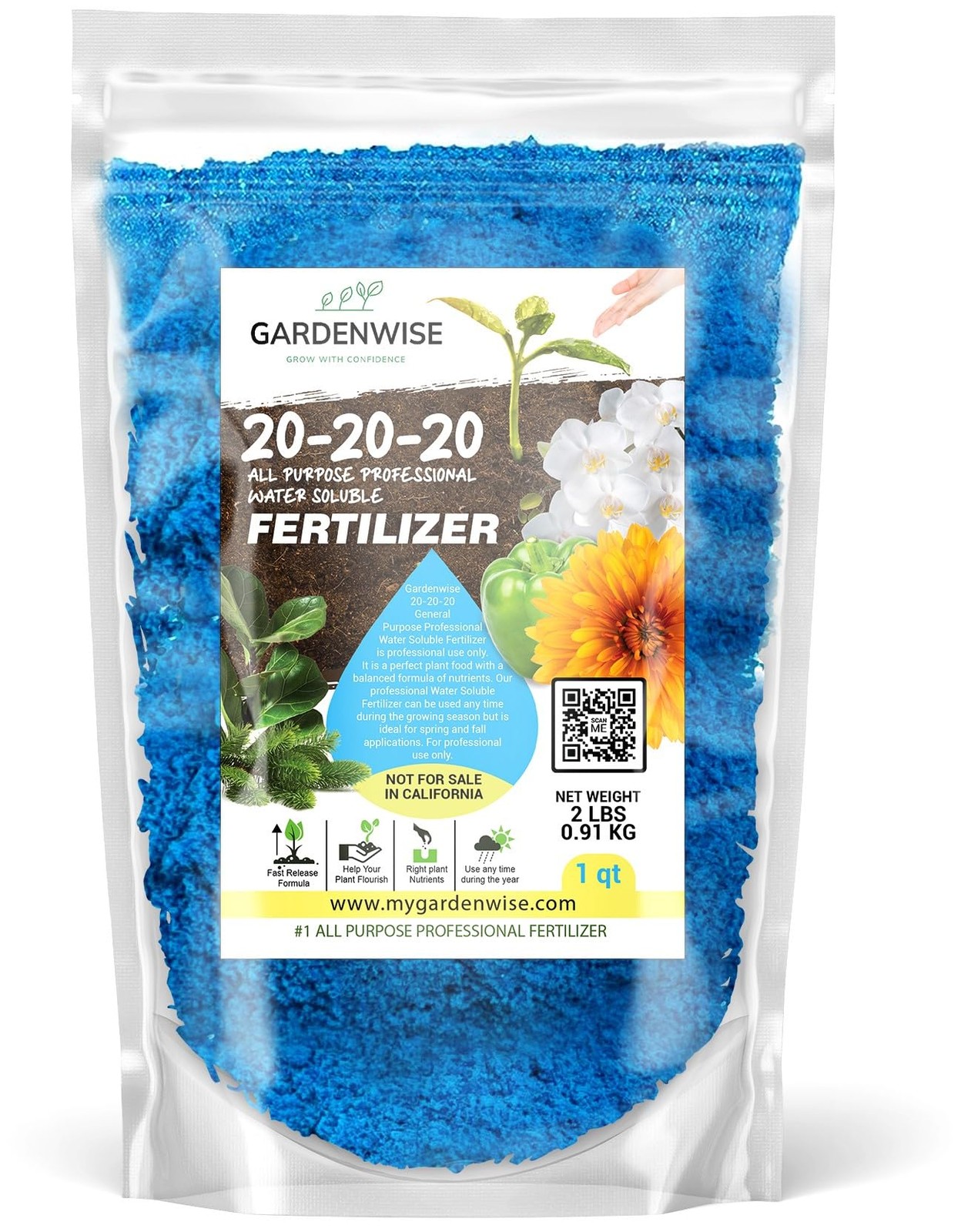 202020 Fertilizer Powder Liquid Plant Food for Indoor Outdoor Plants