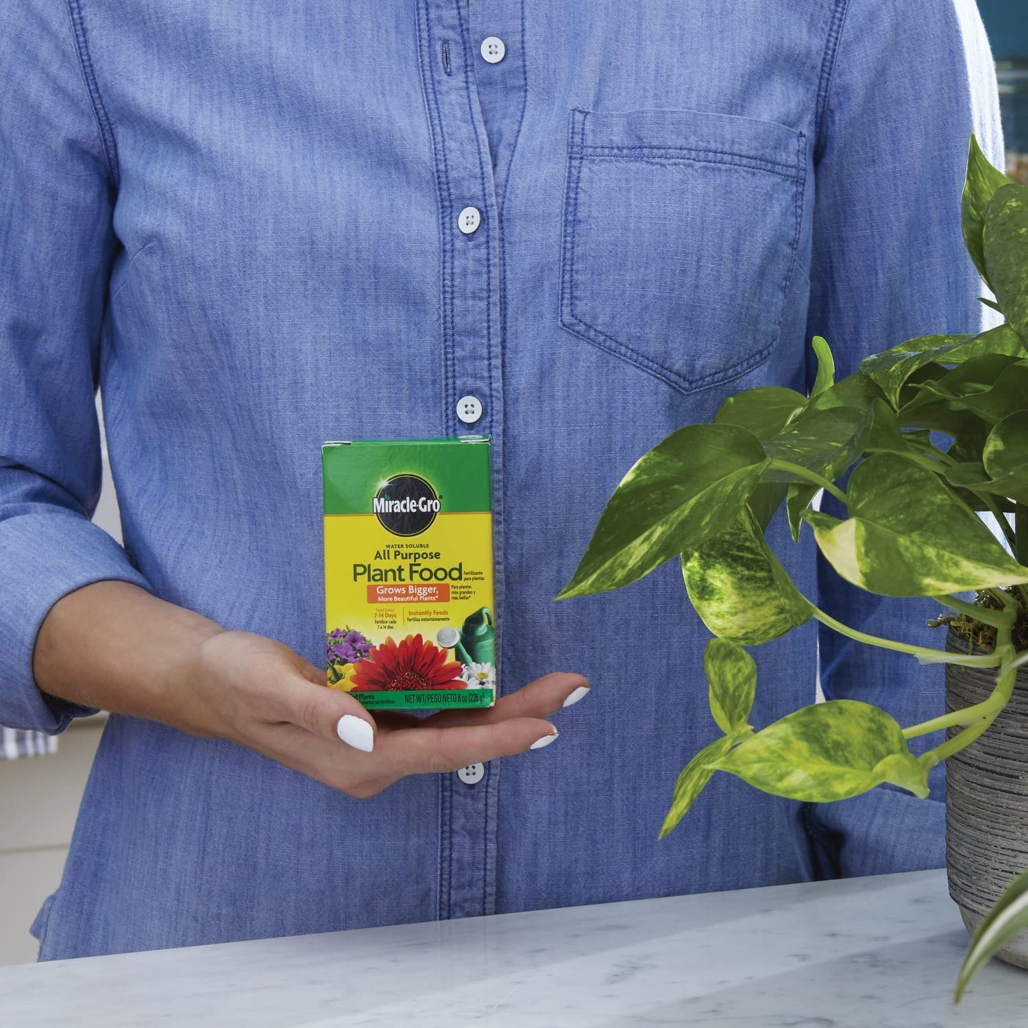 All-Purpose 8 oz Water Soluble Fertilizer for All Plants – Burn-Free Guarantee
