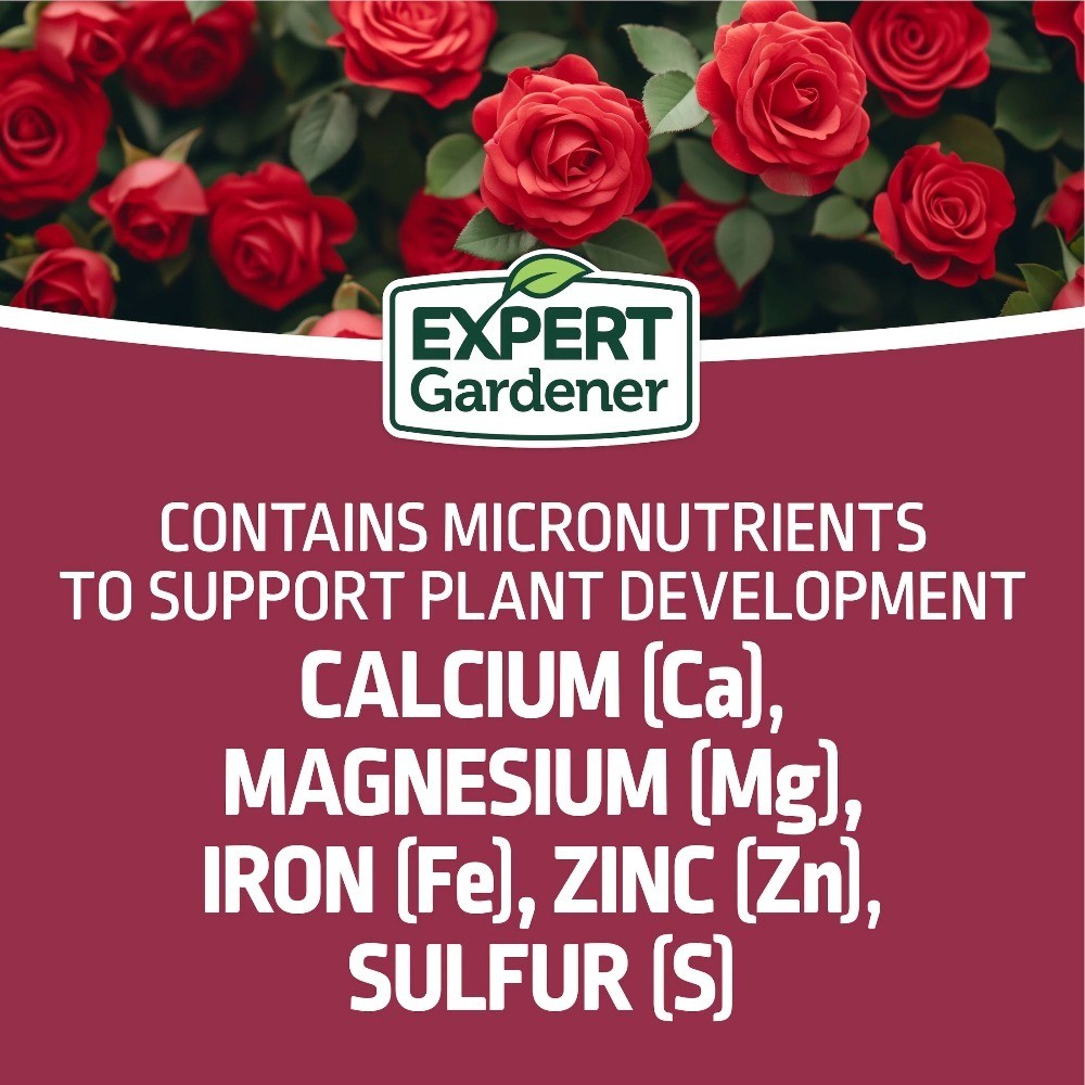 Rose Plant Food Fertilizer 12-6-10 NPK 4 lb Pack for Healthy Blooms and Strong
