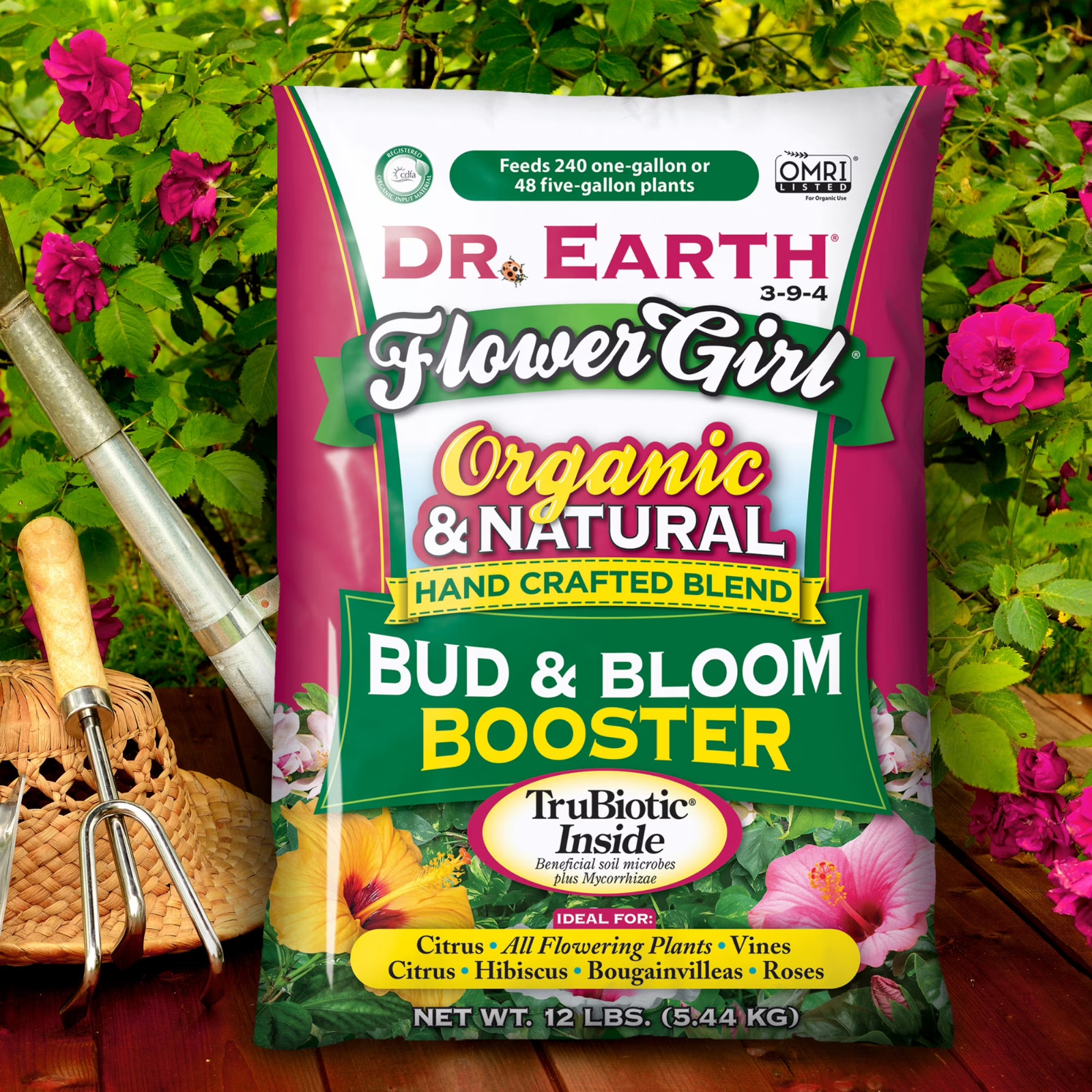 Dr. Earth Flower Girl Bud & Bloom Booster 3-9-4 12 lb