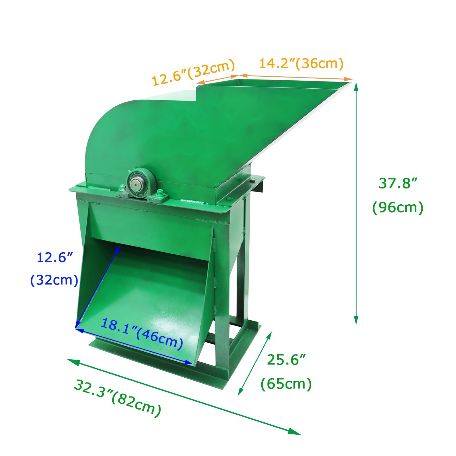 220V Electric Soil Pulverizer 20mm Screen Soil Organic Fertilizer Crusher2800RPM