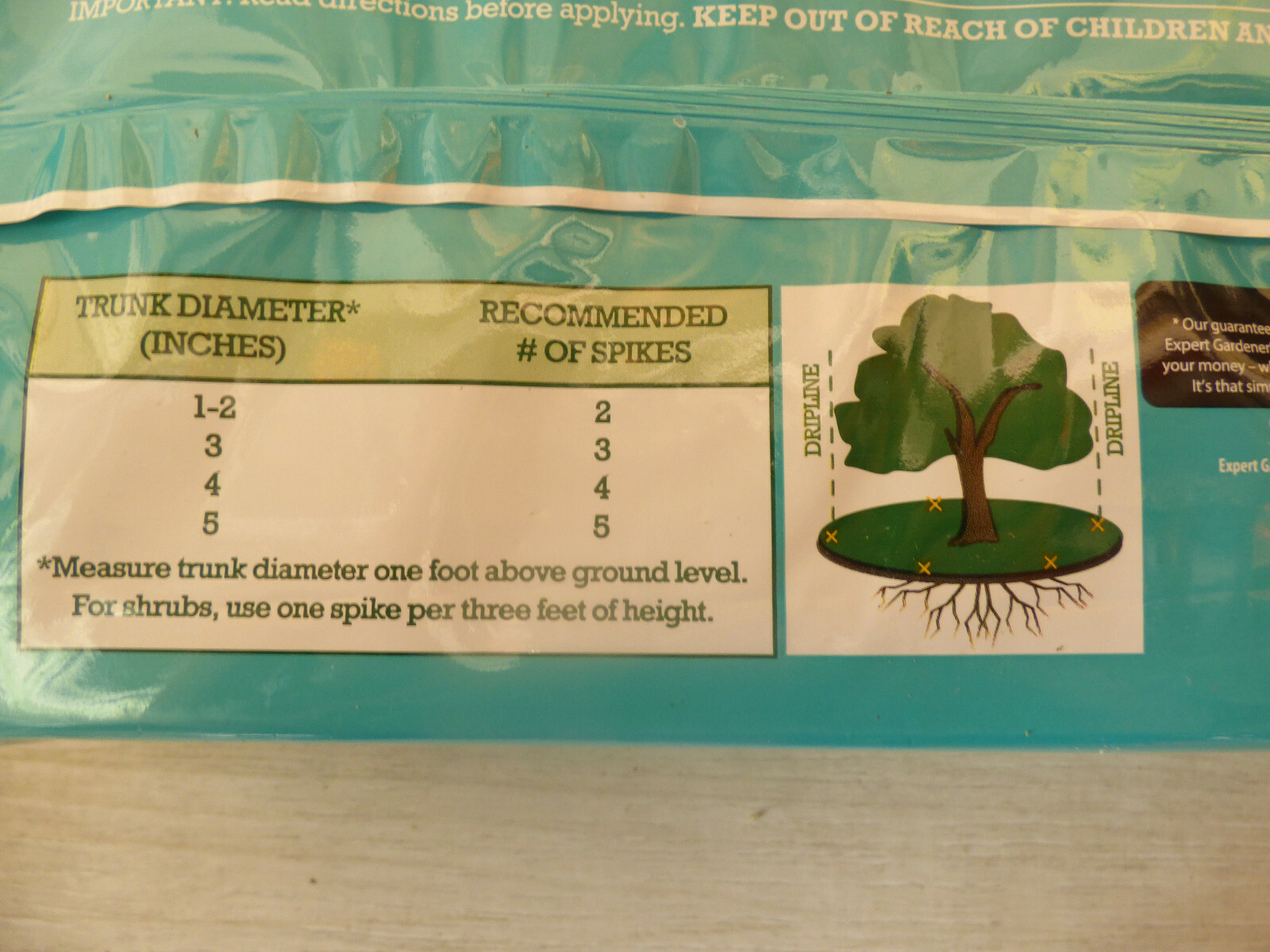 Expert Gardener Tree shrub & Evergreen Spikes 15 pack 3 lbs 12 oz Sealed