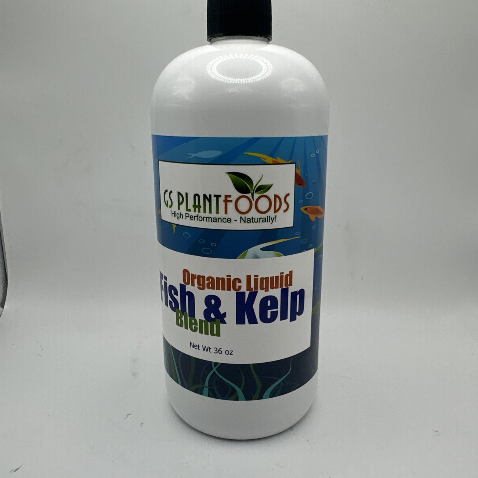 GS Plant Foods Liquid Fish & Kelp Fertilizer (1 Quart) – Organic Material Rev…