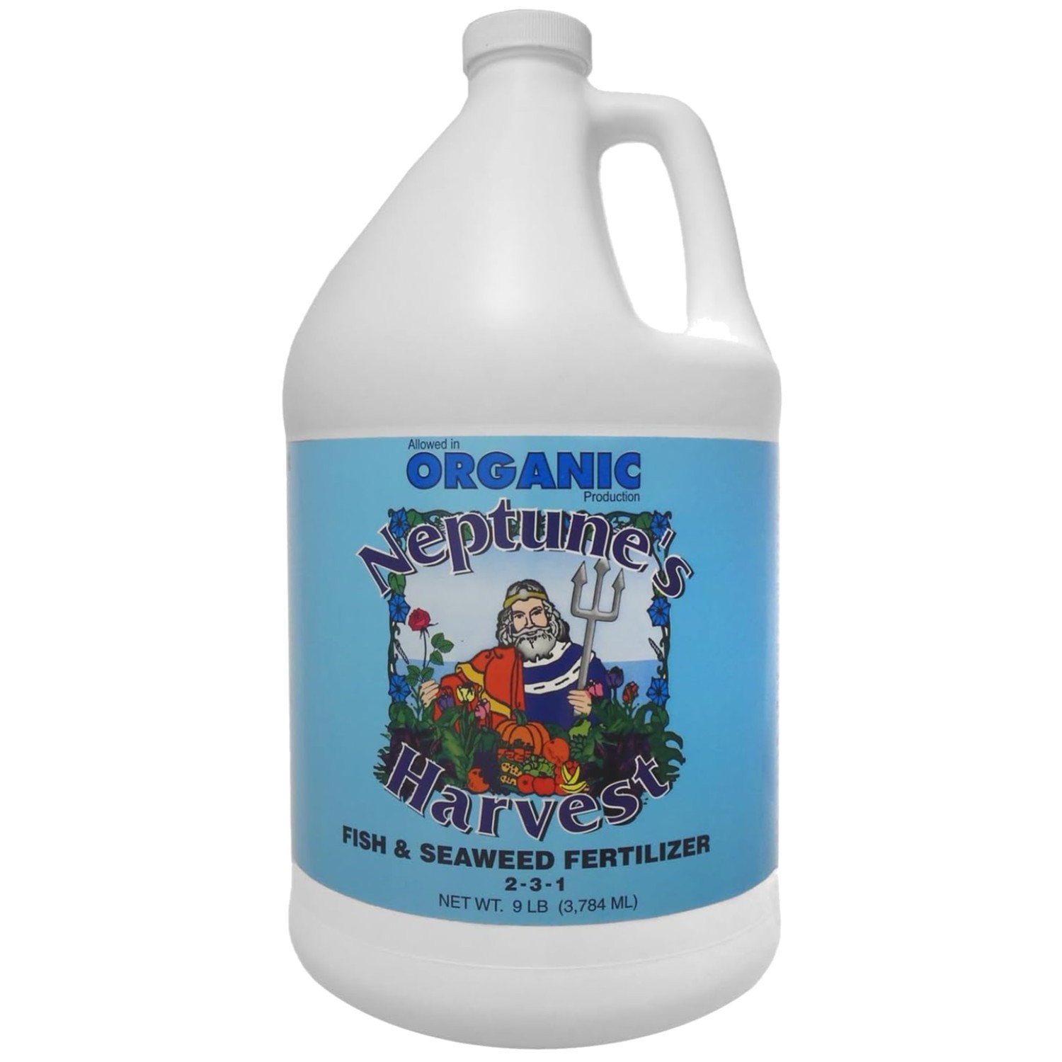 Liquid Fertilizer for Garden – Fish & Seaweed – 1 Gallon