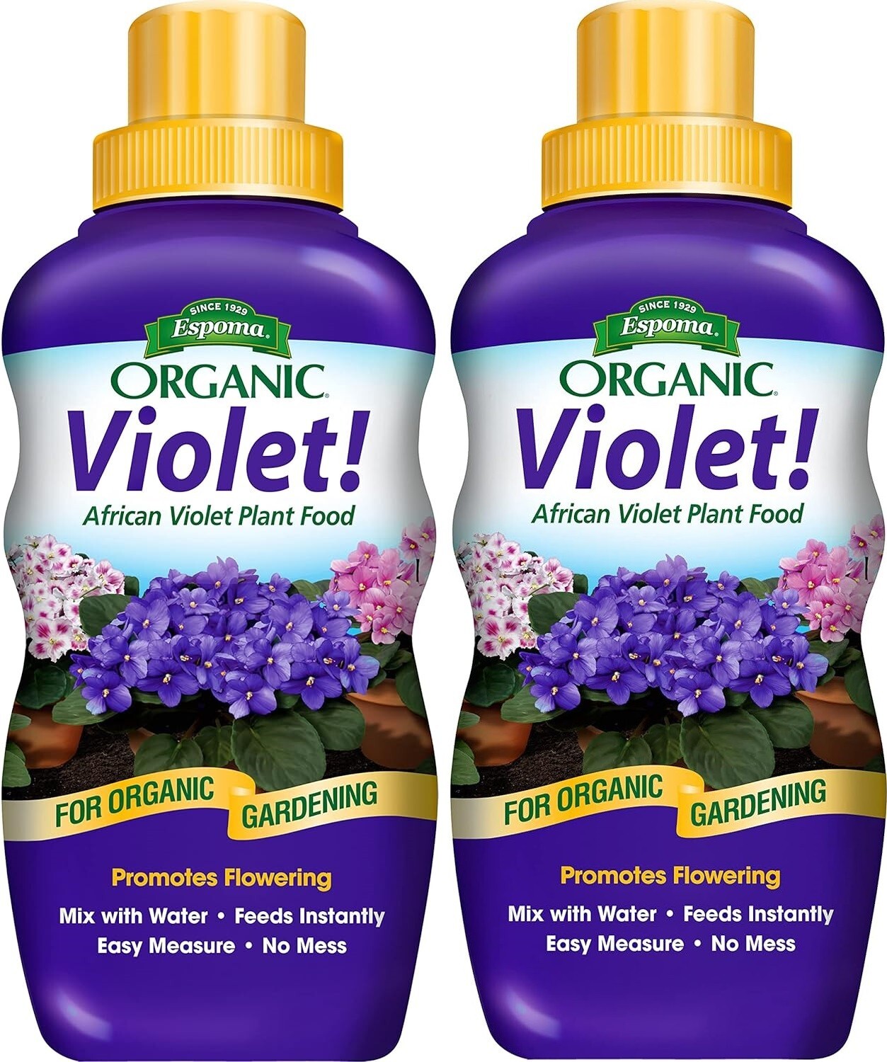 Espoma VIPF8 8 oz Violet Organic African Violet Plant Food – Pack of 2