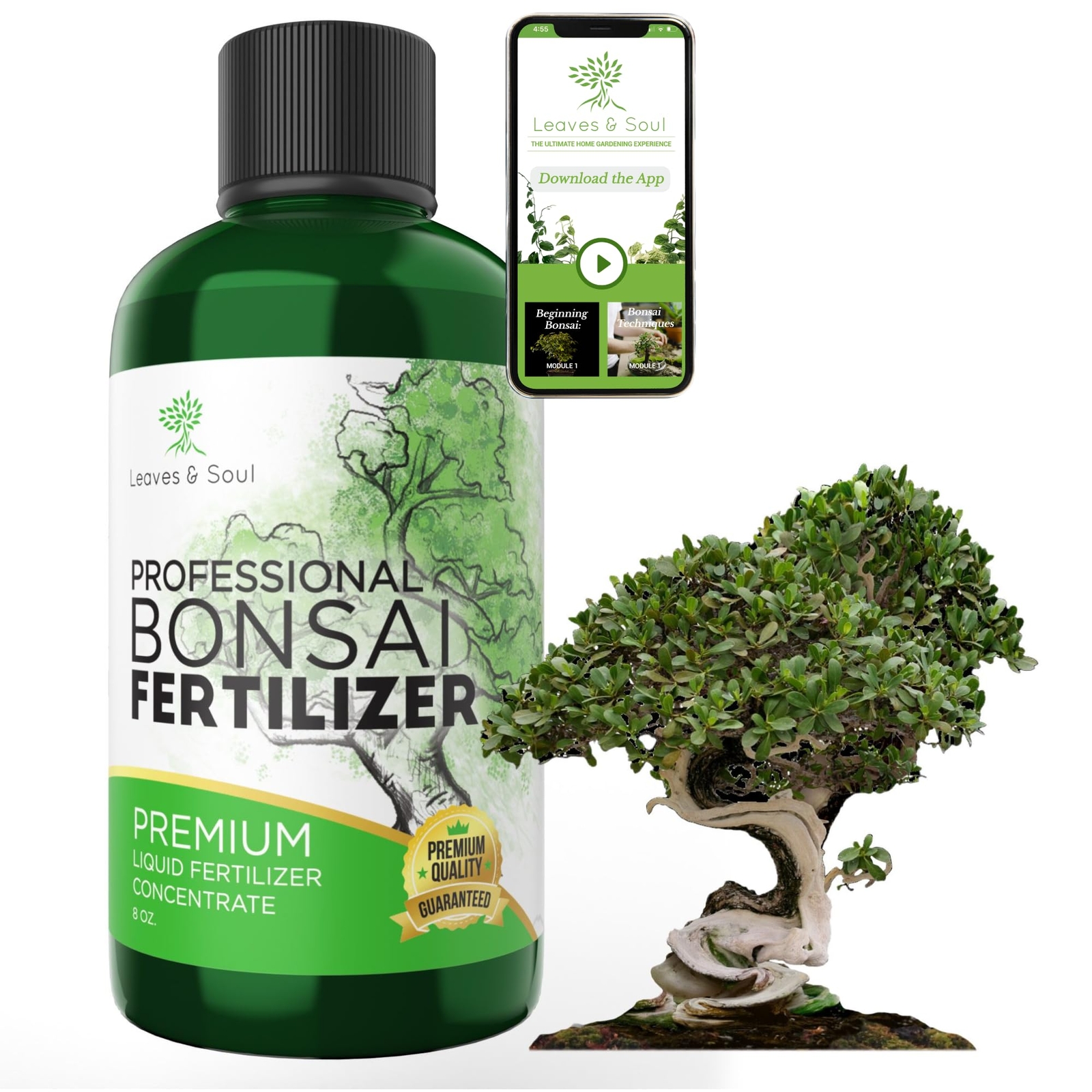Professional Liquid Bonsai Plant Fertilizer | 312 Concentrate For Bonsai Plants
