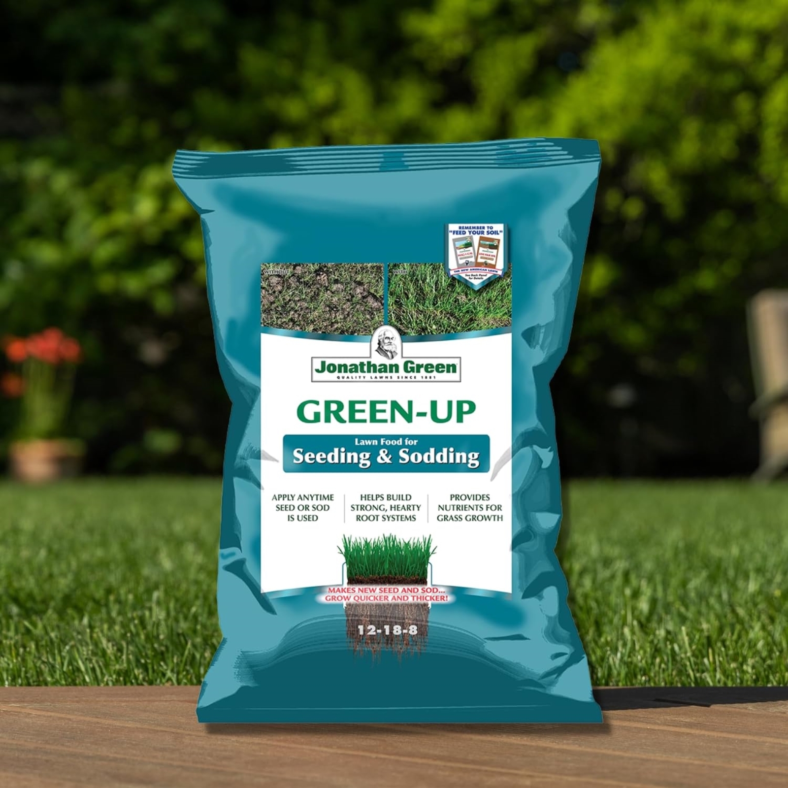 Jonathan Green Veri-Green Seeding & Sodding Lawn Food, 15,000 sq. ft.