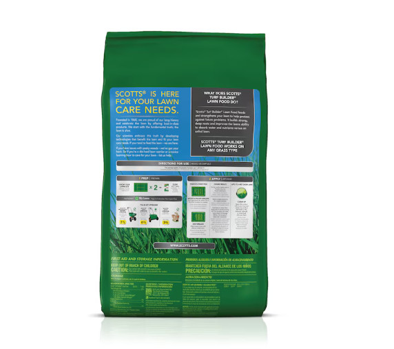 Scotts Turf Builder Lawn Food 12.5-lb 5000-sq ft 32-0-4 All Purpose Lawn Starter