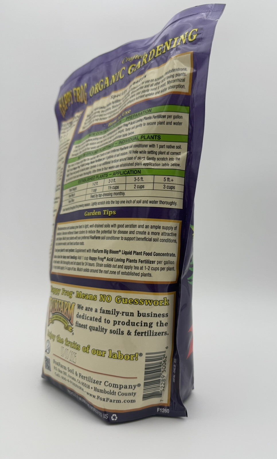 Fox Farm Happy Frog Acid Loving Plants 4-5-3 Fertilizer 4lb Bag