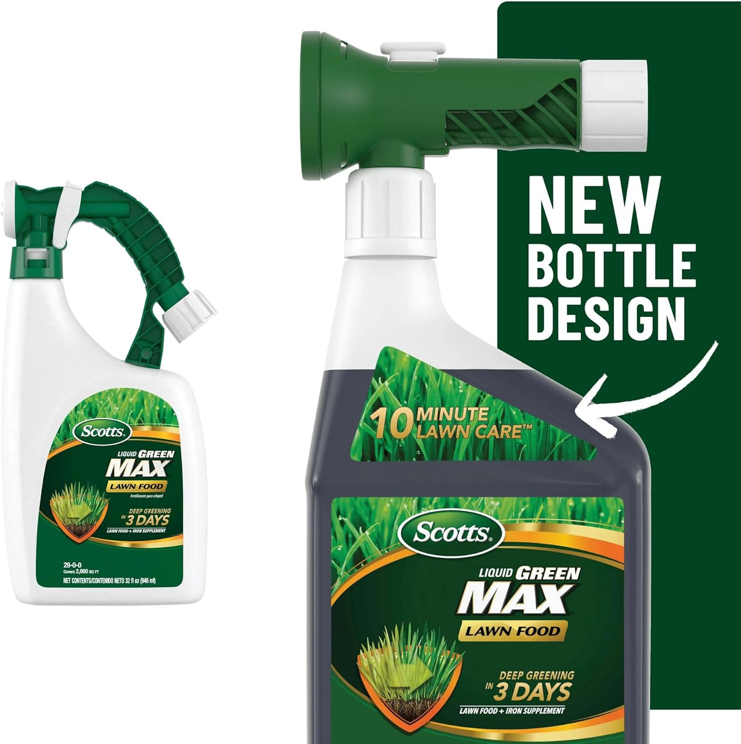 Scotts Liquid Green Max Lawn Food Refill – Liquid Lawn Fertilizer and Iron Suppl